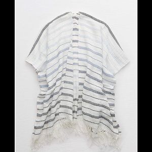 Aerie Fringed Kimono